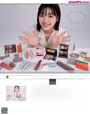 A series of pictures showing how to use a nail polish.