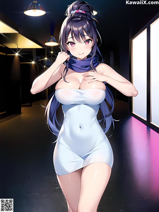 Hentai - 华彩繁花 Set 2 20230602 Part 12 No.a437b1 A woman in a white dress is posing for the camera.